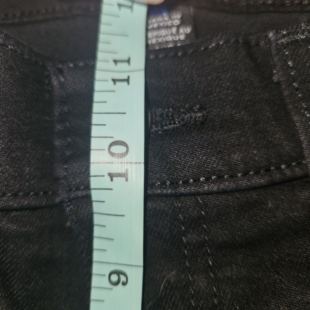 NEW Kirkland Signature Jeans High Rise Skinny, Black Denim, Size 10 - Picture 7 of 9